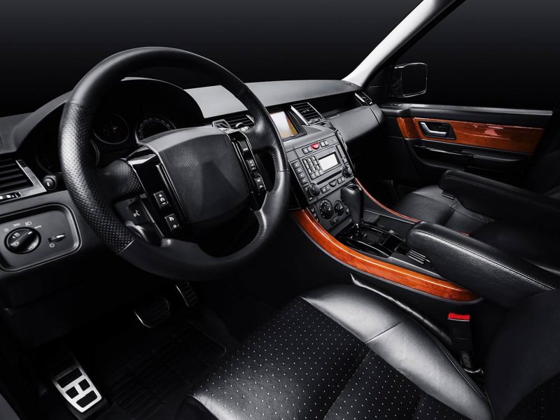 classy car interior